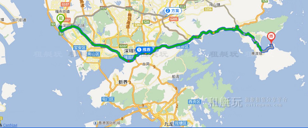 深圳大鵬新區(qū)東山社區(qū)海碓路七星灣游艇會(huì)